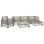 6-teiliges Gartenmöbel-Set und graue synthetische Rattankissen von vidaXL, Gartensets - Ref: Foro24-46811, Preis: 390,73 €, R...