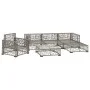 Set de muebles de jardín 6 pzas y cojines ratán sintético gris de vidaXL, Conjuntos de jardín - Ref: Foro24-46811, Precio: 41...