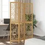 3-panel partition screen solid brown paulownia wood by , Room dividers - Ref: Foro24-358862, Price: 78,50 €, Discount: %