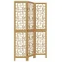 3-panel partition screen solid brown paulownia wood by , Room dividers - Ref: Foro24-358862, Price: 78,50 €, Discount: %