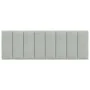 Cabecero de cama acolchado terciopelo gris claro 120 cm de , Cabeceros y pies de cama - Ref: Foro24-374661, Precio: 47,36 €, ...