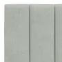 Cabecero de cama acolchado terciopelo gris claro 120 cm de , Cabeceros y pies de cama - Ref: Foro24-374661, Precio: 47,36 €, ...