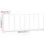 Cabecero de cama acolchado terciopelo gris claro 120 cm de , Cabeceros y pies de cama - Ref: Foro24-374661, Precio: 47,36 €, ...