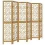 6-panel partition screen solid paulownia wood brown by , Room dividers - Ref: Foro24-358874, Price: 108,85 €, Discount: %