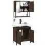 2-piece bathroom furniture set in oak brown plywood by , Bathroom furniture - Ref: Foro24-3214664, Price: 104,73 €, Discount: %