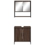 2-teiliges Badezimmermöbel-Set aus eichenbraunem Sperrholz von , Badezimmermöbel - Ref: Foro24-3214664, Preis: 106,40 €, Raba...