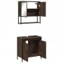 2-piece bathroom furniture set in oak brown plywood by , Bathroom furniture - Ref: Foro24-3214664, Price: 104,73 €, Discount: %