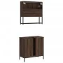2-piece bathroom furniture set in oak brown plywood by , Bathroom furniture - Ref: Foro24-3214664, Price: 104,73 €, Discount: %