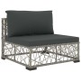 6-piece garden furniture set and gray synthetic rattan cushions by vidaXL, Garden sets - Ref: Foro24-46811, Price: 390,73 €, ...