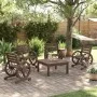 Garden chairs 4 units solid fir wood by , Garden chairs - Ref: Foro24-3207128, Price: 439,22 €, Discount: %