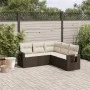 5-piece garden dining set and brown synthetic rattan cushions by , Garden sets - Ref: Foro24-3220152, Price: 358,41 €, Discou...