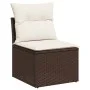 5-piece garden dining set and brown synthetic rattan cushions by , Garden sets - Ref: Foro24-3220152, Price: 358,41 €, Discou...