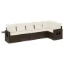 6-teiliges Gartensofa-Set und braune synthetische Rattankissen von , Gartensets - Ref: Foro24-3220192, Preis: 411,01 €, Rabat...