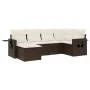 6-teiliges Gartensofa-Set und braune synthetische Rattankissen von , Gartensets - Ref: Foro24-3220462, Preis: 403,87 €, Rabat...