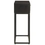 Solid mango wood and black iron console table 90x30x76 cm by , Side tables - Ref: Foro24-372003, Price: 107,41 €, Discount: %