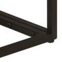 Solid mango wood and black iron console table 90x30x76 cm by , Side tables - Ref: Foro24-372003, Price: 108,37 €, Discount: %