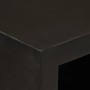 Iron and solid black mango wood sideboard 55x30x76 cm by , Lockers and storage cabinets - Ref: Foro24-372001, Price: 136,81 €...
