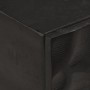 Mesa consola madera maciza de mango y hierro negro 90x30x76 cm by , Lockers and storage cabinets - Ref: Foro24-372008, Price:...
