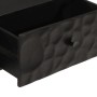 Mesa consola madera maciza de mango y hierro negro 90x30x76 cm by , Lockers and storage cabinets - Ref: Foro24-372008, Price:...
