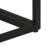 Mesa consola madera maciza de mango y hierro negro 90x30x76 cm by , Lockers and storage cabinets - Ref: Foro24-372008, Price:...
