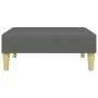 2-seater sofa bed with pillows and stool in dark gray fabric by , Sofas - Ref: Foro24-3216256, Price: 296,51 €, Discount: %