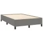 Box spring bed with dark gray fabric mattress 120x190 cm by , Beds and slatted bases - Ref: Foro24-3270370, Price: 441,34 €, ...
