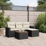 5-teiliges Gartenmöbel-Set und schwarze synthetische Rattankissen von , Gartensets - Ref: Foro24-3256420, Preis: 292,00 €, Ra...