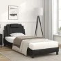 Bed with black synthetic leather mattress 80x200 cm by , Beds and slatted bases - Ref: Foro24-3208754, Price: 254,95 €, Disco...