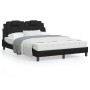 Cama con colchón cuero sintético negro 120x200 cm de , Camas y somieres - Ref: Foro24-3208782, Precio: 371,02 €, Descuento: %