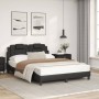 Cama con colchón cuero sintético negro 120x200 cm de , Camas y somieres - Ref: Foro24-3208782, Precio: 371,02 €, Descuento: %