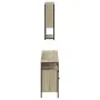 Set de muebles de baño 3 pzas madera contrachapada roble Sonoma de , Muebles de baño - Ref: Foro24-3214666, Precio: 168,83 €,...