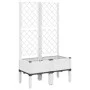 Pflanzgefäß mit weißem PP-Gitter 80x40x142 cm von , Töpfe und Pflanzgefäße - Ref: Foro24-367924, Preis: 87,69 €, Rabatt: %