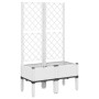 Pflanzgefäß mit weißem PP-Gitter 80x40x142 cm von , Töpfe und Pflanzgefäße - Ref: Foro24-367924, Preis: 89,39 €, Rabatt: %