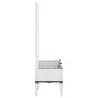 Planter with white PP trellis 80x40x142 cm by , Pots and planters - Ref: Foro24-367924, Price: 89,39 €, Discount: %