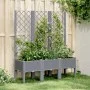Pflanzgefäß mit grauem PP-Gitter 120x40x142 cm von , Töpfe und Pflanzgefäße - Ref: Foro24-367926, Preis: 94,83 €, Rabatt: %