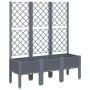 Pflanzgefäß mit grauem PP-Gitter 120x40x142 cm von , Töpfe und Pflanzgefäße - Ref: Foro24-367926, Preis: 96,30 €, Rabatt: %
