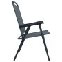 Klappbare Gartenstühle 2 Stück Textilene grau von vidaXL, Gartenstühle - Ref: Foro24-47922, Preis: 84,85 €, Rabatt: %