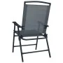 Klappbare Gartenstühle 2 Stück Textilene grau von vidaXL, Gartenstühle - Ref: Foro24-47922, Preis: 84,85 €, Rabatt: %