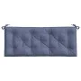 Cojines banco jardín 2 uds tela Oxford azul marino 120x50x7 cm de , Cojines para sillas y sofás - Ref: Foro24-379064, Precio:...