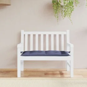 Garden bench cushion Oxford fabric navy blue 100x50x7 cm by , Cushions for chairs and sofas - Ref: Foro24-378938, Price: 21,3...