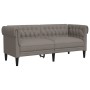 Chesterfield 2-seater sofa taupe gray fabric by , Sofas - Ref: Foro24-372552, Price: 253,77 €, Discount: %