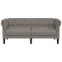 Chesterfield 2-seater sofa taupe gray fabric by , Sofas - Ref: Foro24-372552, Price: 249,99 €, Discount: %