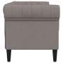 Chesterfield 2-seater sofa taupe gray fabric by , Sofas - Ref: Foro24-372552, Price: 253,77 €, Discount: %