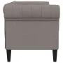 Chesterfield 2-seater sofa taupe gray fabric by , Sofas - Ref: Foro24-372552, Price: 249,99 €, Discount: %