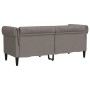 Chesterfield 2-seater sofa taupe gray fabric by , Sofas - Ref: Foro24-372552, Price: 253,77 €, Discount: %