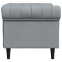 Chesterfield armchair in light gray fabric by , Sofas - Ref: Foro24-372538, Price: 177,10 €, Discount: %