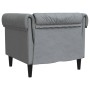 Chesterfield armchair in light gray fabric by , Sofas - Ref: Foro24-372538, Price: 177,10 €, Discount: %