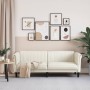 Cremefarbenes 3-Sitzer-Sofa aus Samt von , Sofas - Ref: Foro24-372592, Preis: 262,42 €, Rabatt: %