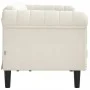 Cream velvet 3-seater sofa by , Sofas - Ref: Foro24-372592, Price: 258,66 €, Discount: %