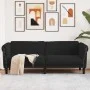 3-Sitzer-Sofa aus schwarzem Samt von , Sofas - Ref: Foro24-372590, Preis: 260,69 €, Rabatt: %